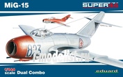 4443 Edward 1/144 MiG-15 (two models in a box) Dual Combo