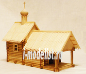 W3531 Bastion35 1/35 Wooden Church (made of wood)