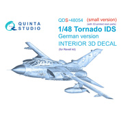 QDS+48054 Quinta Studio 1/48 3D Декаль интерьера кабины Tornado IDS Germa (Revell) (малая версия) (с 3D-печатными деталями)