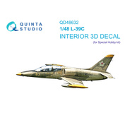 QD48632 Quinta Studio 1/48 3D Декаль интерьера кабины L-39C (Special Hobby)