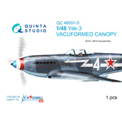 QC48001-S Quinta Studio 1/35 Glazing set for the model Zvezda 