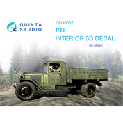 QD35067 Quinta Studio 1/35 3D Cabin Interior Decal Z&C-5 (for any models)