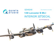 QD48248 Quinta Studio 1/48 3D Декаль интерьера кабины Lancaster B Mk.I (HK Models)