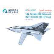 QDS+32230 Quinta Studio 1/32 3D Декаль интерьера кабины Tornado IDS Italian (Italeri) (Малая версия) (с 3D-печатными деталями)