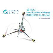 QD48512 Quinta Studio 1/48 3D Декаль интерьера для FW Triebflugel (Amusing Hobby)