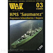 WAK 3/2005 WAK 1/200 HMS SAUMAREZ