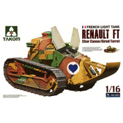 1001 Takom 1/16 Французский танк RENAULT FT с башней Жиро