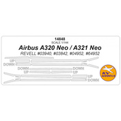 14848 KV Models 1/144 Аirbus A320 Neo, A321 Neo (REVELL #03942, #04952)