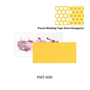 PMT-H09 DSPIAE Pre-cut Self-adhesive Paint Mask, 9mm Hexagon