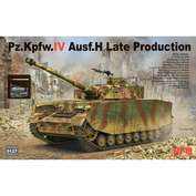 RM-5127 Rye Field Model 1/35 Sd.Kfz.161/1 Panzerkampfwagen IV Ausf поздний (с двигателем и рабочими траками)