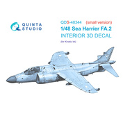 QDS-48344 Quinta Studio 1/48 3D Декаль интерьера кабины Sea Harrier FA.2 (Kinetic) (Малая версия)