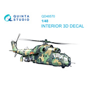 QD48570 Quinta Studio 1/48 3D Декаль интерьера кабины Mu-24А (Трубач)