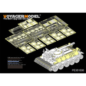 PE351030 Voyager Model 1/35 Photo Etching for Syrian Tank 34/D30 122mm SPH Base