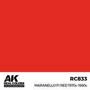 RC833 AK Interactive Лаковая краска Красный Maranello F1 1970х-1980х / Maranello F1 Red 1970s-1980s