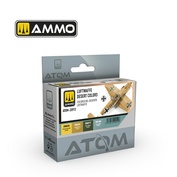 ATOM20912 Ammo Mig Набор ATOM цвета Люфтваффе в пустыне / Luftwaffe Desert Colors Set