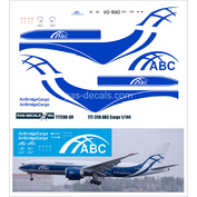 777200-09 PasDecals 1/144 Декаль на B 777-200 ABC CARGO