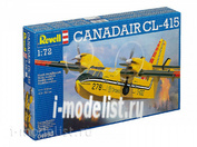 04998 Revell 1/72 Самолет CANADAIR BOMBADIER CL-415