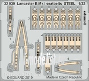 32939 Eduard 1/32 Фототравление для Lancaster B Mk. I стальные ремни