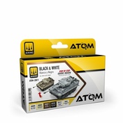 ATOM20811 Ammo Mig Набор красок ATOM Черно-белая техника / Black & White Technique Set