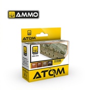 ATOM20724 Ammo Mig Набор ATOM Ржавые траки и цепи / ATOM Rusty Tracks and Chains Set (4 цвета)