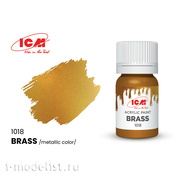 C1018 ICM Paint for creativity, 12 ml, color Brass (Brass)