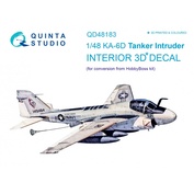 QD48183 Quinta Studio 1/48 3D Декаль интерьера кабины KA-6D (для конверсии из модели HobbyBoss)