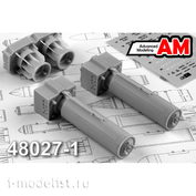 AMC48027-1 Advanced Modeling 1/48 RBC-500 AO-2.5 RTM, single-use 500 kg bomb cartridge without nose cone