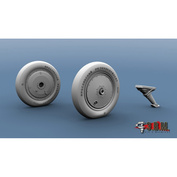 RS72036 Э.В.М. 1/72 Колёса шасси для И-16, поздний тип