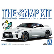 05639 Aoshima 1/32 Автомобиль Nissan GT-R - Белый (The Snap Kit)