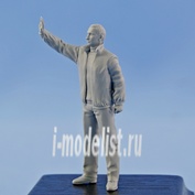 NS-F54/32017 North Zvezda Vladimir Putin Resin figure with wooden display base