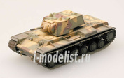36275 Easy model 1/72 Assembled and painted model kV-1 tank 1941 three-color camouflage 