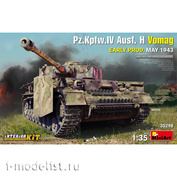 35298 MiniArt 1/35 Танк Pz.Kpfw.IV Ausf. H Vomag, ранняя версия (Май 1943, с интерьером)