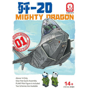 KH1001 KittyHawk 1/0 Истребитель Q-Men J-20 Mighty Dragon