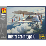 CSM32007 Copper State Models 1/32 Биплан Bristol Scout тип C