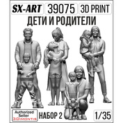 39075 SX-Art 1/35 Дети и родители набор 1