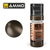 ATOM20169 Ammo Mig Акриловая краска ATOM COLOR METALLIC Жжённый металл / Burnt Iron