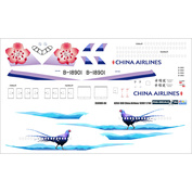 350900-06 PasDecals 1/144 Декаль на A350-900 CHINA Airlines 18901