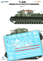 35044 ColibriDecals 1/35 Decal for T-28 Part I