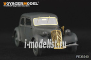 PE35240 Voyager Model 1/35 Фототравление для WWII Citroen Traction 11CV Staff Car 