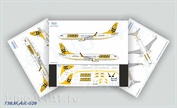 738MAX-029 Ascensio 1/144 Декаль на самолёт Boeng 737-8 MAX Buzz Arlines (By Ryanair)