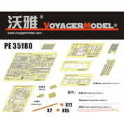 PE35180 Voyager Model 1/35 Фототравление для Pz.KPfw. IV Ausf F1 