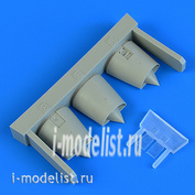 QB72 615 Quickboost 1/72 Addition to Mirage F. 1 air intakes