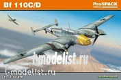 7081 Eduard 1/72 Самолет Bf 110C/ D