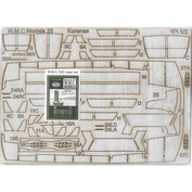 WMC-35L W.M.C. Models 1/50 Дополнительный набор для модели KURENAS (лазерная резка)