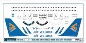 320-24 PasDecals 1/144 Декаль на A-320 Air Astana
