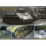 MDR3515 Metallic Details 1/35 Add-on Kit for type 70, type 80, Su-76 Tanks