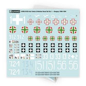 AMIG8193 Ammo Mig 1/35 Набор декалей Axis Tanks & Vehicles Венгрия, 1940-1944 / Decal Set Vol. 1 − Hungary 1940-1944