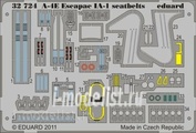 32724 Eduard 1/32 Фототравление привязные ремни A-4E Escapac IA-1 seatbelts