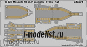 23028 Eduard photo etched parts for 1/24 Mosquito FB Mk. VI steel belts