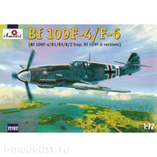 72132 Amodel 1/72 Bf-109F-4/F-6 (Bf-109F-4/R1/R5/B/Z trop, Bf-109-F-6 versions)